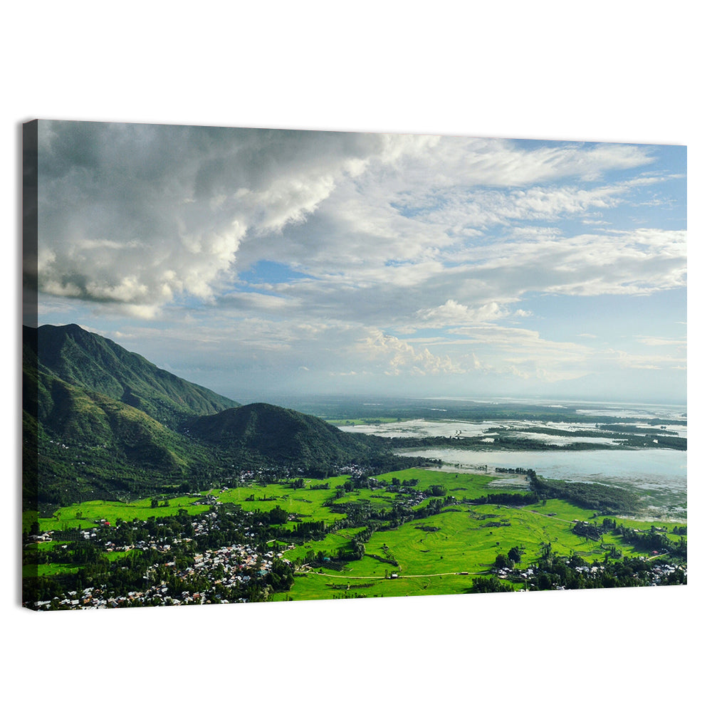 Wular Lake Wall Art, canvas print, landscape