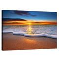 Sun Flare Beach Sunrise Wall Art