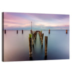 Lake Monroe Pier at Dusk Wall Art