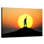 Champion Silhouette at Sunset Wall Art
