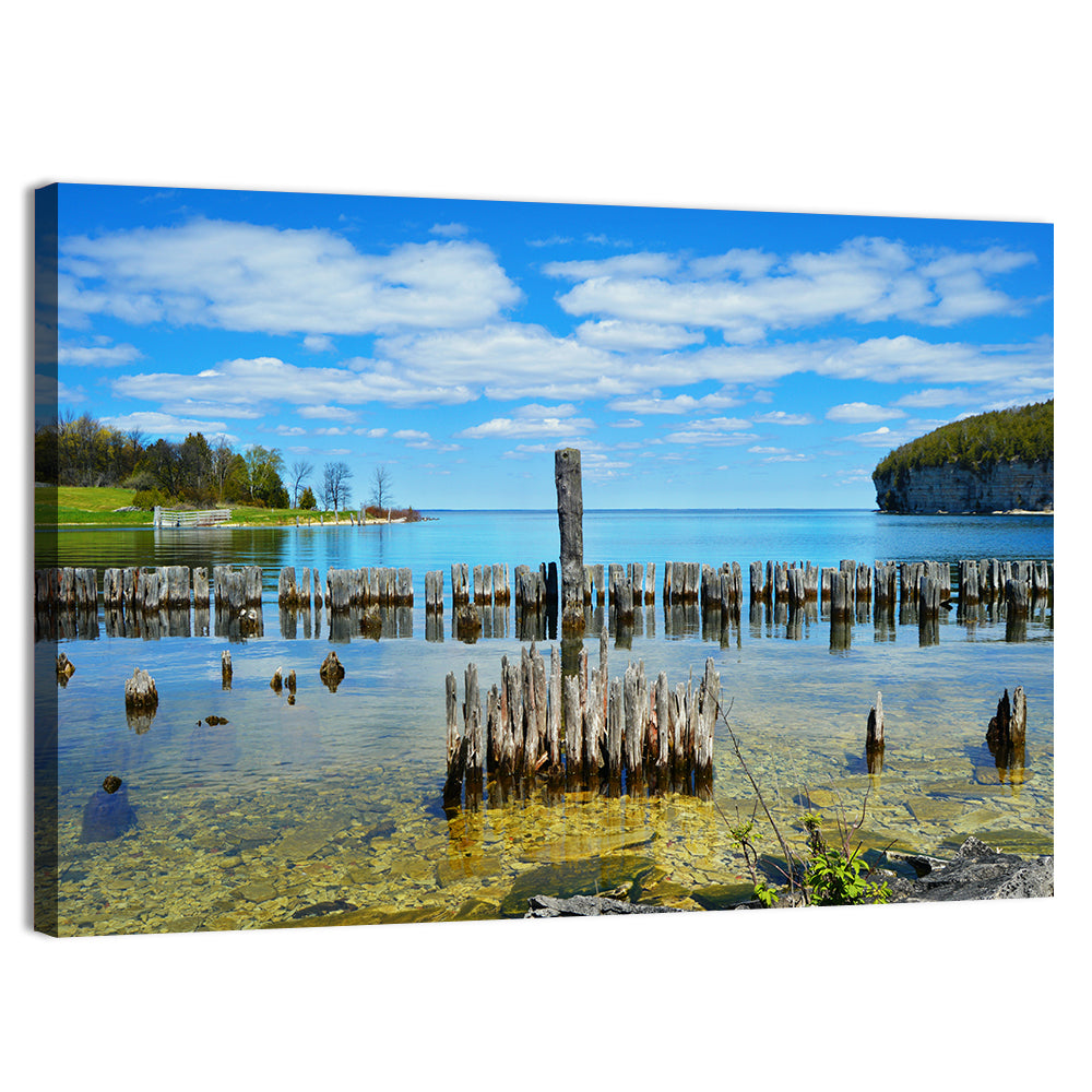 Big Bay De Noc Garden View Wall Art