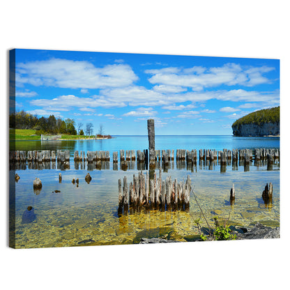 Big Bay De Noc Garden View Wall Art