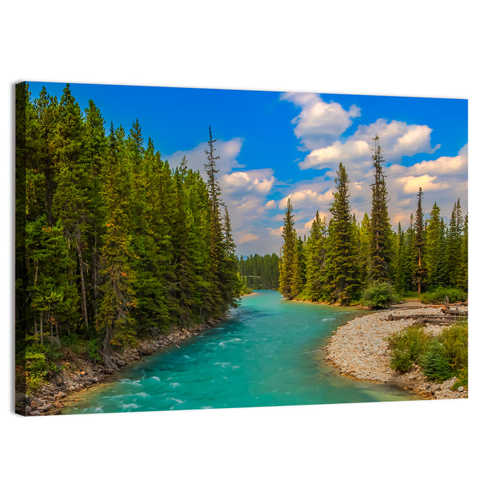 Pipestone River Wall Art as a canvas print