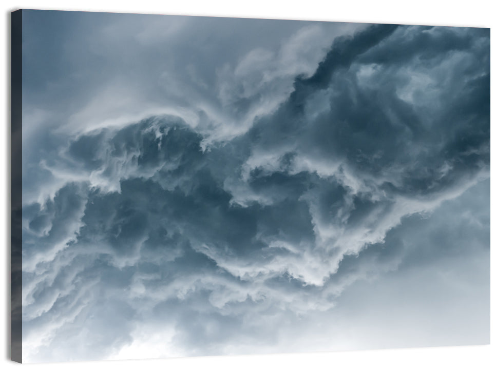 Turbulent Storm Cloud Abstract Wall Art