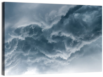 Turbulent Storm Cloud Abstract Wall Art