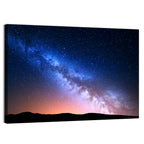 Milky Way Over Silhouetted Hills Wall Art