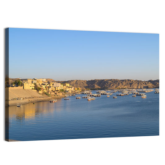 Lake Nasser Harbor View Wall Art