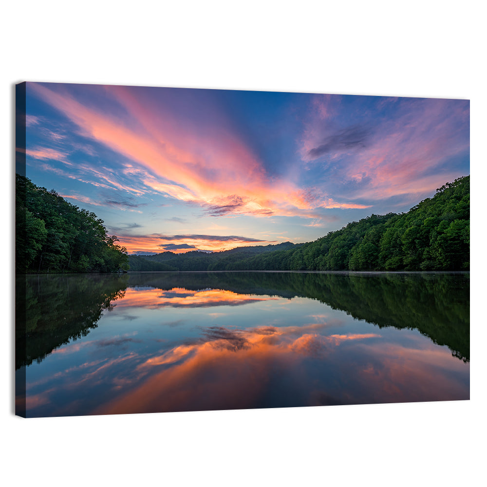 Appalachian Lake Sunset Wall Art