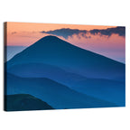Twilight Mountain Range Wall Art