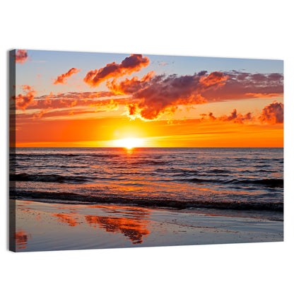 Sunset Over the Baltic Wall Art