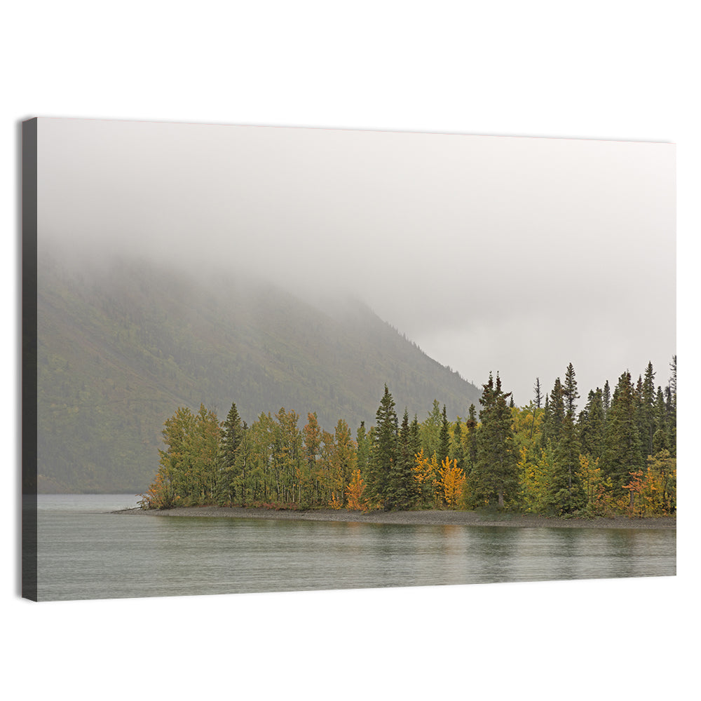 Kathleen Lake Autumn Shoreline Wall Art