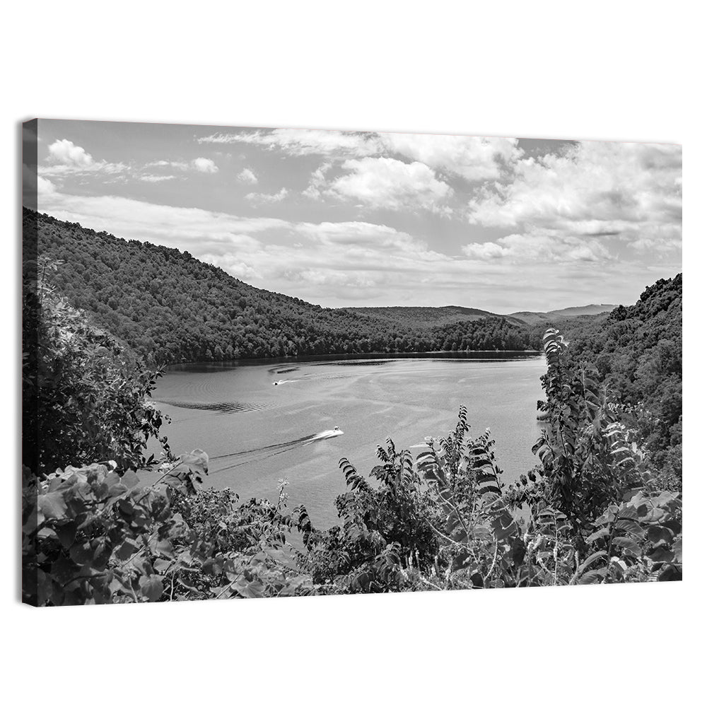 Lake Moomaw Wall Art, canvas print, landscape