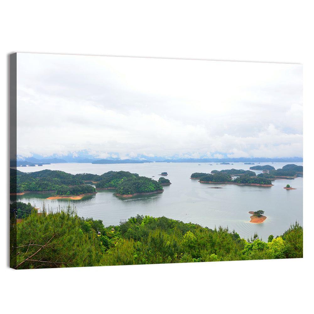 Qiandao Lake Islands View Wall Art