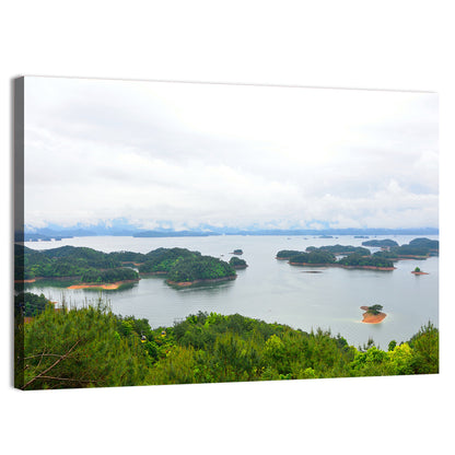 Qiandao Lake Islands View Wall Art