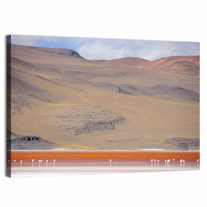 Flamingos at Laguna Colorada Wall Art