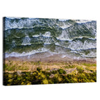 Aerial Waves Over Sandy Cliff Wall Art