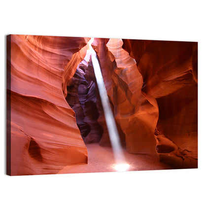 Antelope Canyon Light Beam Wall Art