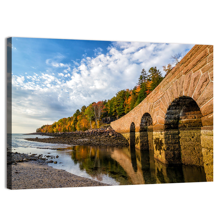 Ells Pier Stone Bridge Wall Art