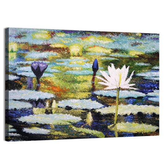 Water Lilies Painting Wall Art