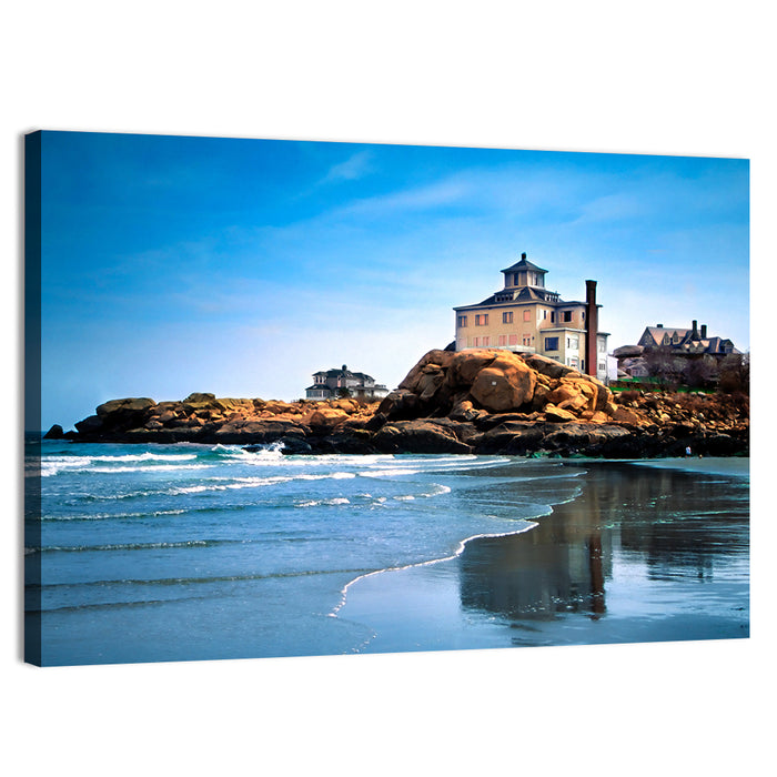 Cape Ann Beach Wall Art as a canvas print