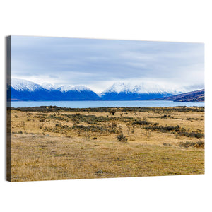 Snowy Peaks of Lake Ohau Wall Art