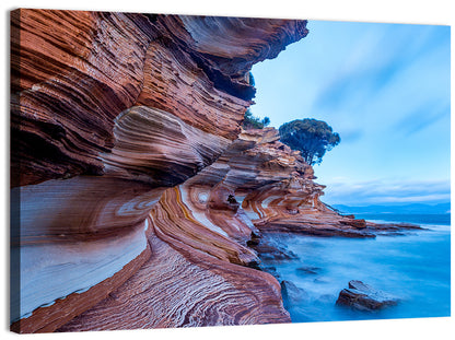 Painted Cliffs, Maria Island Wall Art