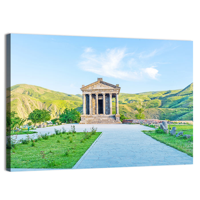 Temple of Garni, Armenia Wall Art as a canvas print
