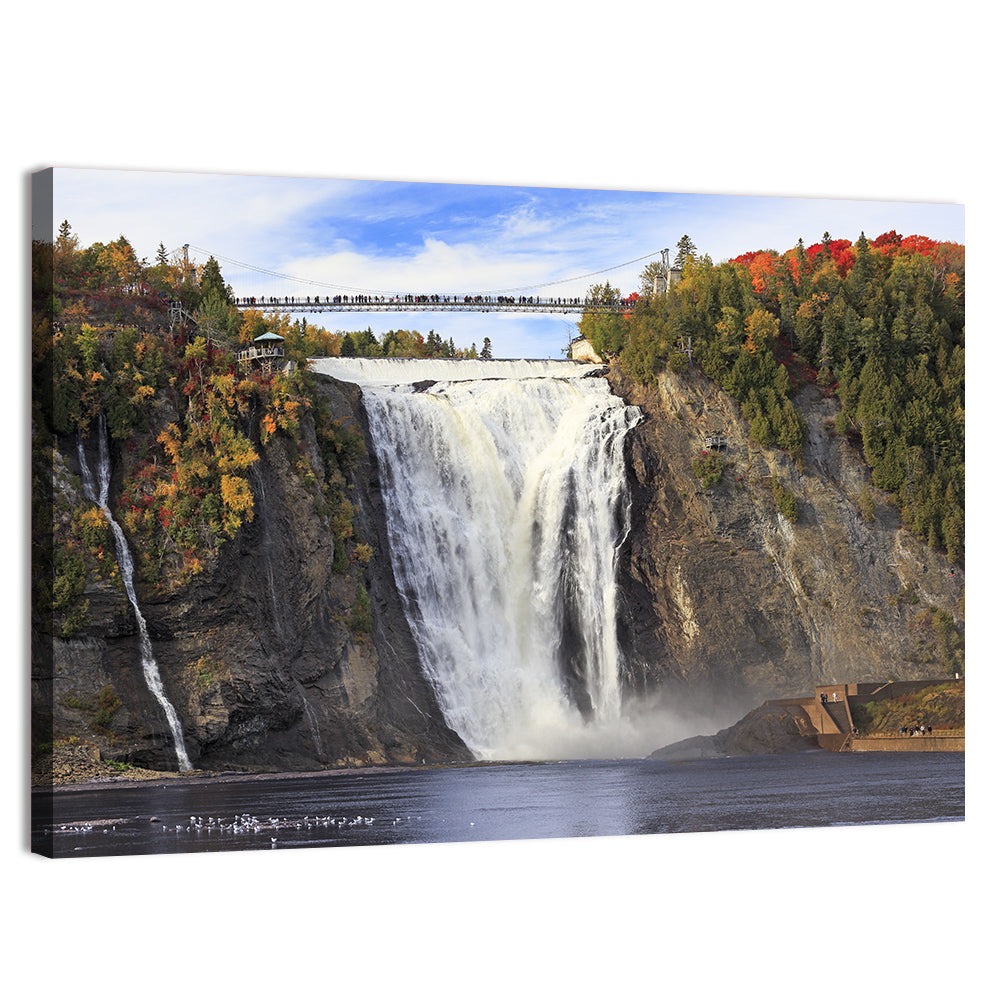 Montmorency Falls, Quebec Wall Art, canvas print, landscape