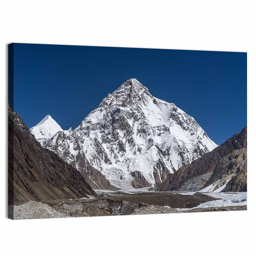 K2 Snow-capped Peak Wall Art
