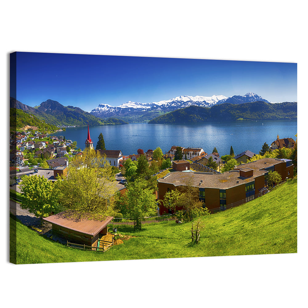 Lake Lucerne, Weggis Wall Art