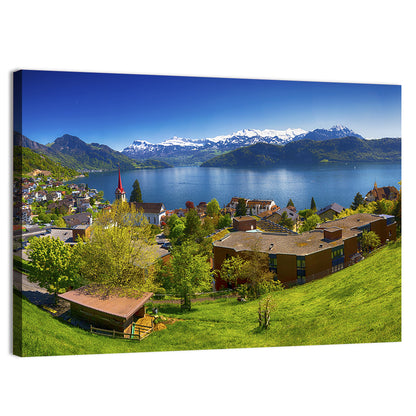 Lake Lucerne, Weggis Wall Art