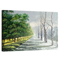 Summer to Winter Forest Path Wall Art