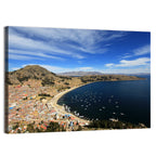 Copacabana Aerial Over Lake Titicaca Wall Art