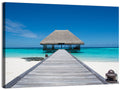 Maldives Turquoise Pier Wall Art