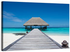 Maldives Turquoise Pier Wall Art