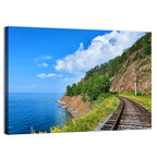 Circum Baikal Track by Lake Wall Art