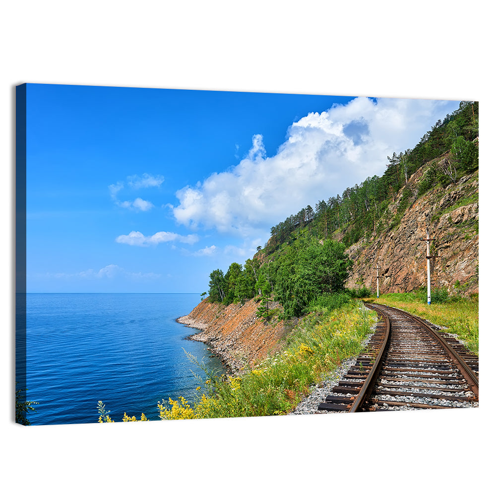 Circum Baikal Track by Lake Wall Art