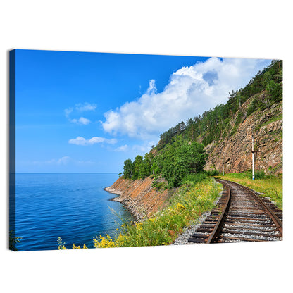 Circum Baikal Track by Lake Wall Art