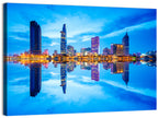Ho Chi Minh City Skyline at Twilight Wall Art