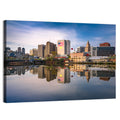 Newark Skyline Reflection Wall Art