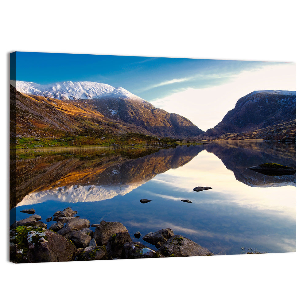Auger Lake Morning Reflection Wall Art