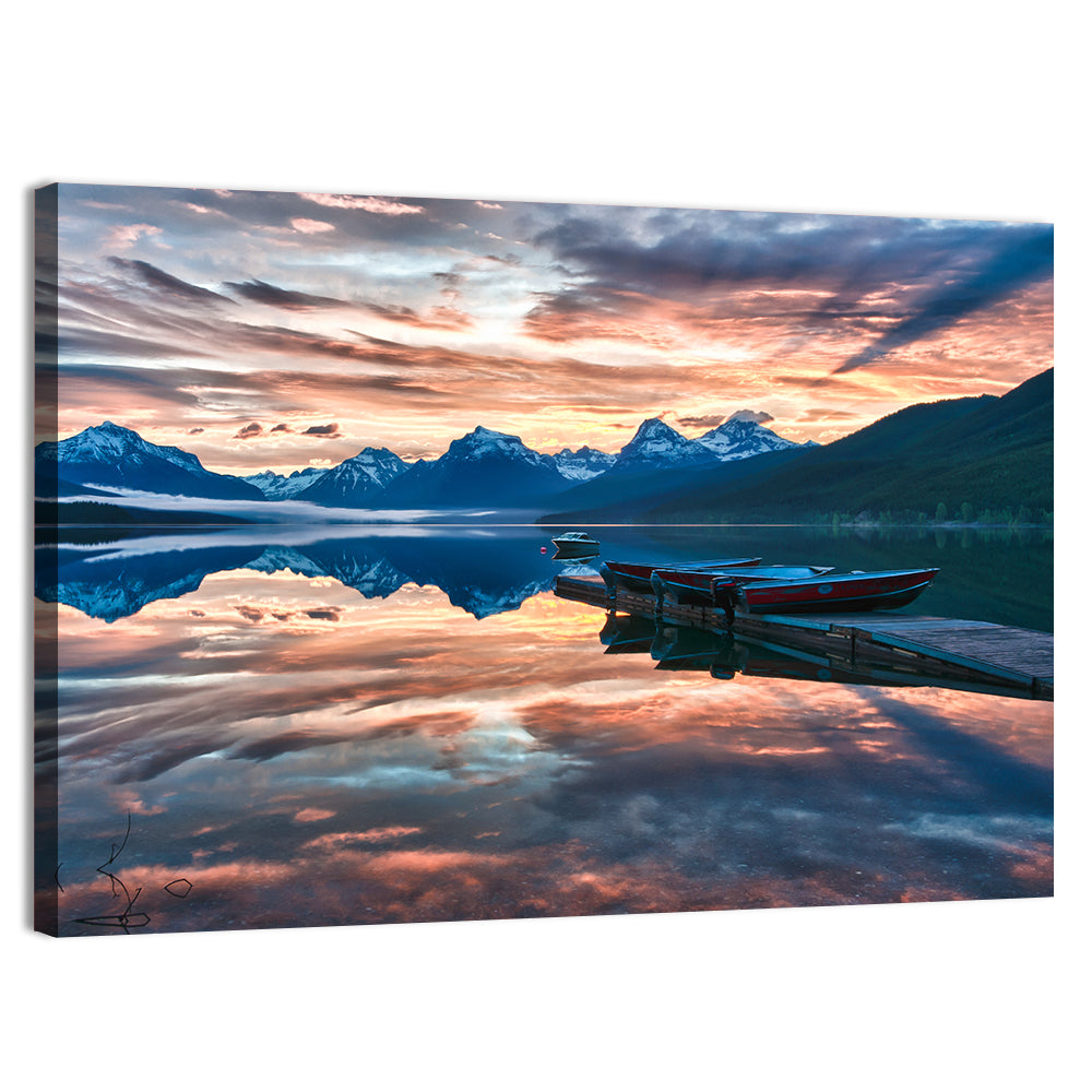 Lake Mcdonald Sunrise Wall Art