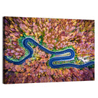 Aerial Winding Road Wall Art