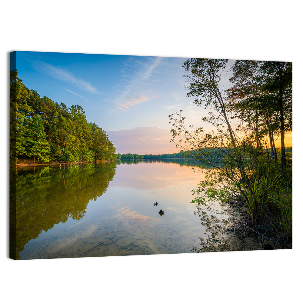 Lake Norman Golden Reflections Wall Art