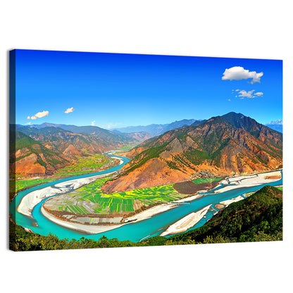 First Bend of the Yangtze, Lijiang Wall Art