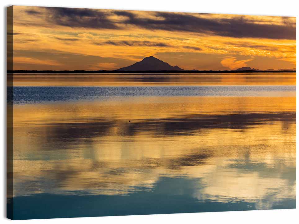 Mt Redoubt and Skilak Lake Wall Art
