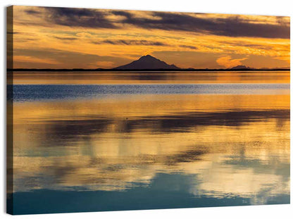 Mt Redoubt and Skilak Lake Wall Art