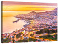 Funchal Harbor at Golden Hour Wall Art