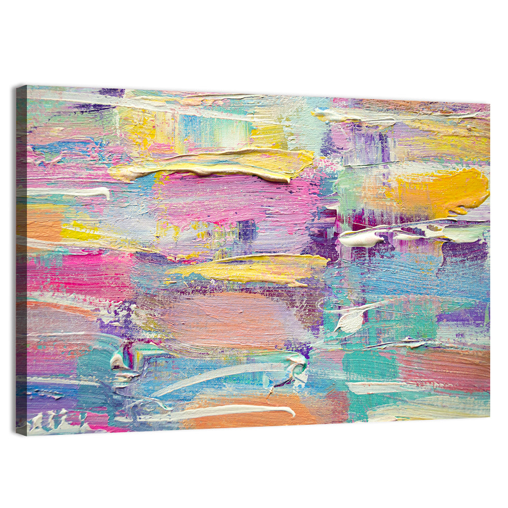 Rough Board Brushstrokes Wall Art