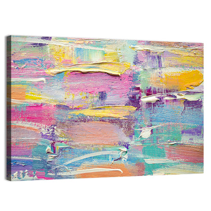 Rough Board Brushstrokes Wall Art